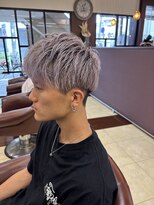 ヘアースペースブルーム ヒーロー 園田店(HAIR SPACE BLOOM hero) ホワイトパープル