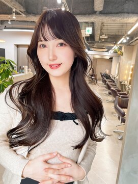 フラッグ ヘアー 天神西通り店(Flag HAIR) 小顔カット　韓国　韓国レイヤー　髪質改善