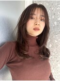 原宿ローライトブリーチダブルカラーインナーカラーショートボブ