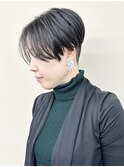 +刈り上げ女子ハンサムショート前下がりショートクール30代40代3