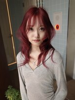 クペウ ローウェン(cope'u ROWEN)&nbsp;渋谷/ウルフカット レイヤー デザインカラー ルーツカラー