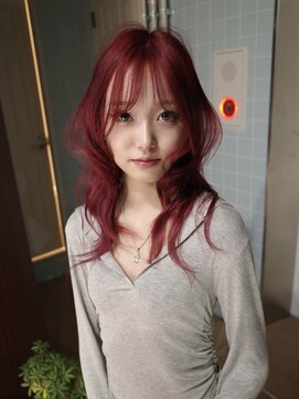 クペウ ローウェン(cope'u ROWEN) 渋谷/ウルフカット レイヤー デザインカラー ルーツカラー