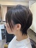 シャンプー+カット　￥4000