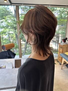 エメ 大宮(Aime) こなれウルフ/白髪活かし/レイヤー/水素髪質改善　Aime大宮