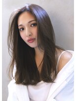 ロゼ 石橋(Rose)&nbsp;【ROSE】顔まわりレイヤー＿カーキベージュ＿センターパート