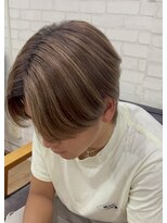 メンズバイココテラス 豊中(men's by cocoterace)&nbsp;メンズハイライト/メンズカット/ブリーチカラー
