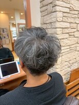 ヒラトヤ 肴町店 ビジネスカジュアル◎束感シルバーカラー40代50代大人かっこいい