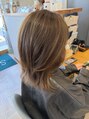 ソポルク ヘアー(Sopolku hair)&nbsp;ミディアムレイヤー寒色系カラー！ワンカールだけで大人可愛♪