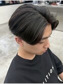 横浜ニュアンスパーマフェザーパーマ毛流れセンターパート40代