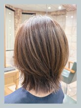エルコット(elcot)&nbsp;◆大人に似合うウルフカット/オリーブベージュ/40代50代60代◆