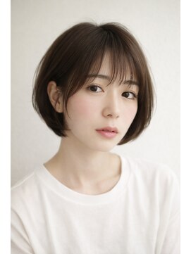 ワゴンバイアフロート(Wagon by afloat) ショートボブ髪型20代30代40代50代前髪あり前髪なし面長丸顔池袋