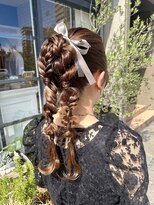 ミルクティ(Milk tea) ロングのヘアセット