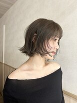 パーク(PAAQ)&nbsp;ボブ/レイヤーボブ/顔まわりレイヤー/オリーブ