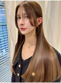 【ダメージを抑えて叶う艶カラー】髪質改善×カラー