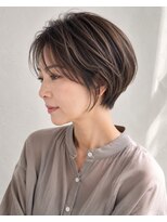 ウィールール 札幌店(WE RULE)&nbsp;40代50代/白髪ぼかし/大人ショート/立体感