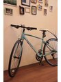 シェマル (chezmale)&nbsp;Ｂｉａｎｃｈｉの自転車。