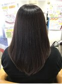 極上のサラ艶ストレート☆当店一押しのシャンドラ縮毛矯正