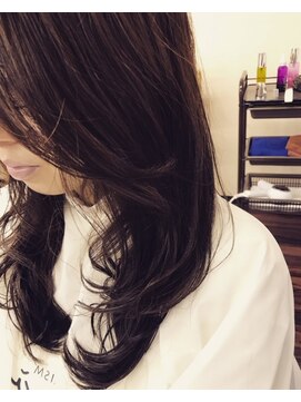 ヘアー イズム アンズー(HAIR ISM ANZU) 【ゆる巻き風パーマスタイル】