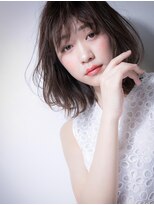 カバーヘア イヴ 戸頭店(COVER HAIR EVE) *EVE戸頭*ダブルバング大人かわいい黒髪くびれセミディx