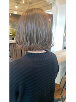 マイティ バイ エイチ(mighty by H)&nbsp;【mighty】毛先パーマ×レイヤーボブ×ことりベージュ