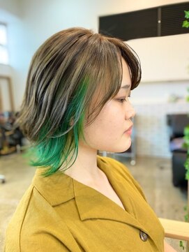 ノチ(Noci) 【志治幸佳】カーキーベージュ＆インナーカラーで秋冬にチェンジ