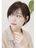 【 Ｉ. 】黒髪でも大人可愛いショートカット　川口