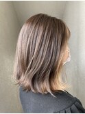インナーカラーダブルカラーブリーチハイライトバレイヤージュ