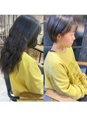 縮毛矯正×骨格補正カット☆【札幌大通美容室】