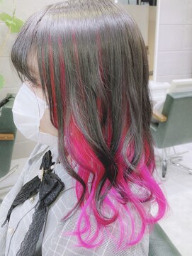 デイズ(days) ツートンカラー/インナーカラーくびれヘア　似合わせカット