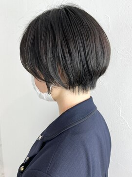 アルバム 新宿(ALBUM SHINJUKU) ショートボブ_アースカラーくびれヘアツートンカラー_ba377432