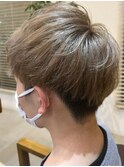 ミルクティーベージュ×マッシュスタイル☆