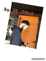 ポノ(RE:PONO)&nbsp;フェードカット＋ツイストパーマ