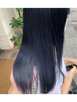 ボアップ 新居浜店(boappu) #ブルーブラック #黒髪 #透明感カラー