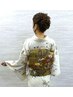 ●【平日羽太限定】ヘアセット＋訪問着着付け￥7700
