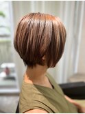 大人可愛いパープルブラックネイビーグレーマチルダボブ代官山