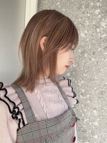 サンク 原宿 表参道(cinq)&nbsp;ダブルカラーレイヤーボブウルフカットミディアムボブ長めボブ