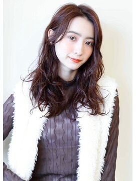 アムネシア たまプラーザ(AMNESIA) ニュアンスパーマ/ゆるふわロング/小顔ヘア