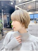 ☆コンパクトくびれショートワンカール大人前髪