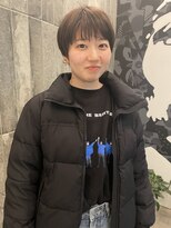 カオス(CHAOS)&nbsp;ショート×グレージュ