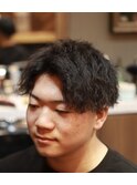 <理容室><バーバー>ツイスパ スキンフェード