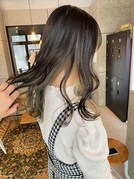 リンダテーラ(Linda tela) 【札幌白石】デザインカラー/インナーカラー/グリーン