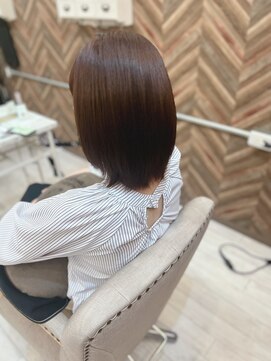 ヘアメイクゼロ 坂戸駅前店(hairmake zero) 【明るく染める】カット+クリスタルハイブライトカラー+AujuaTR