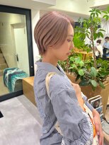 オーシャン(Ocean)&nbsp;【OceanHair&Life田中愛梨】ハイトーン/ミルクティー/ショート