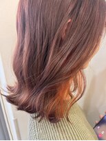 ヘアーデザイン ラクーナ(hair design La cuna) ◎インナーカラー/イヤリングカラー/オレンジ