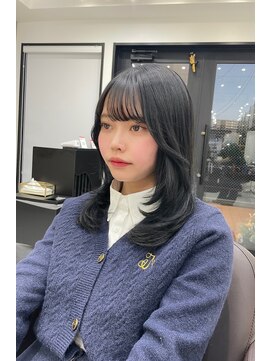 アイズ 横浜(IS) 横浜/mikiya指名/ミディアム/レイヤーカット/顔周りカット