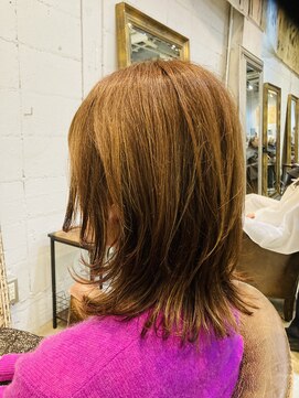 ノラ ヘアーサロン(NORA HAIR SALON) ミディアムレイヤー