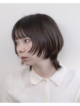 ルプラ ガーデン(le-pla garden) ショートウルフ/フェイスレイヤー/ベージュ/ワイドバング/豊橋