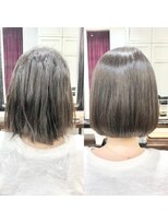エトネ ヘアーサロン 仙台駅前(eTONe hair salon) 【大人女性】ストレートボブ
