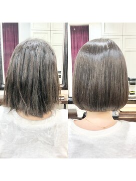 エトネ ヘアーサロン 仙台駅前(eTONe hair salon) 【大人女性】ストレートボブ