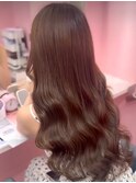 【エクステ】ピンクアッシュ/韓国ヘア/大阪梅田駅
